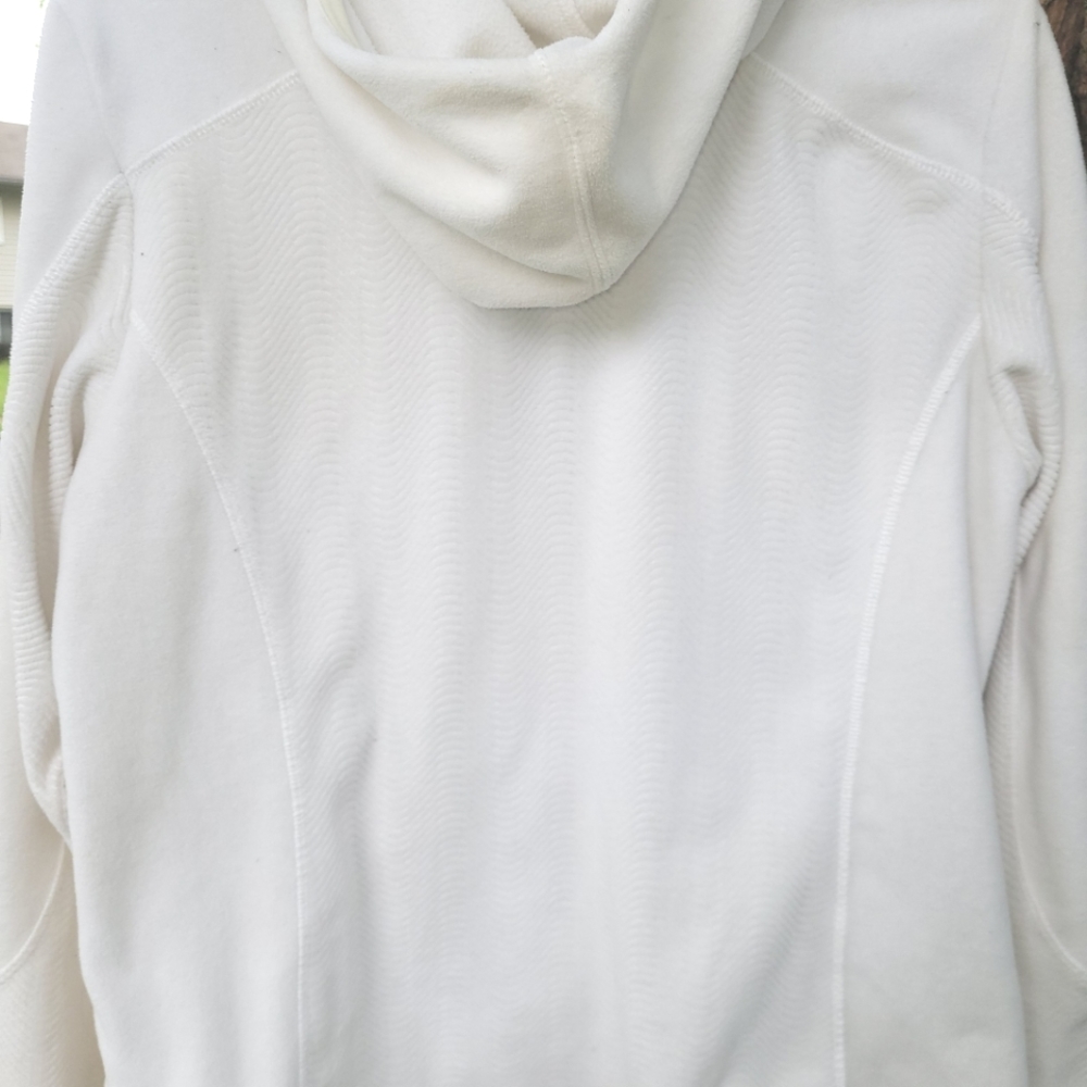 Jacket, white Danskin Activewear sz. XL, zipper jacket 2 pockets - Picture 5 of 5